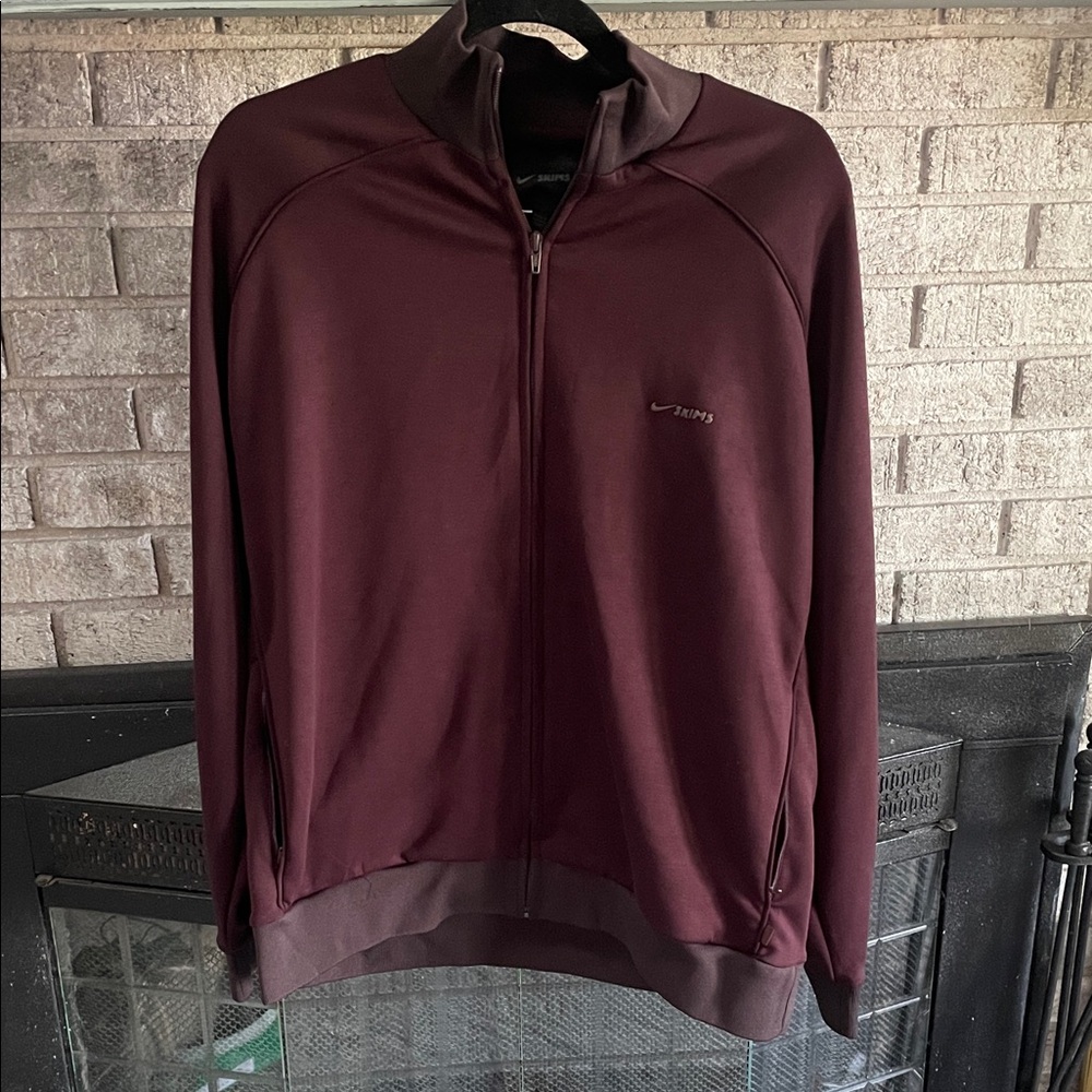NWOT Nike x SKIMS Oversized Matte Tricot Track Jacket
